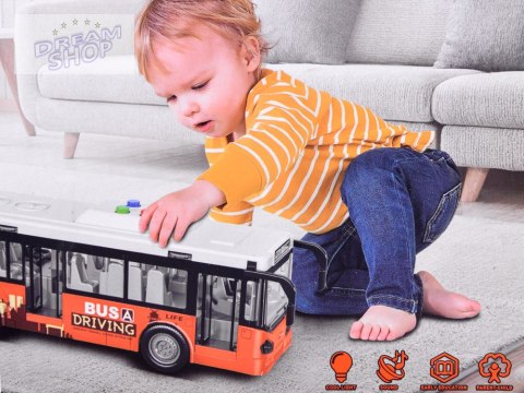 Duży autobus dźwięki światła otwierane drzwi 1:16 ZA4634 Duży autobus dźwięki światła otwierane drzwi 1:16 ZA4634