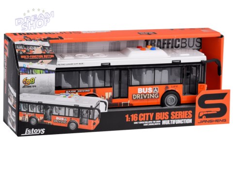 Duży autobus dźwięki światła otwierane drzwi 1:16 ZA4634 Duży autobus dźwięki światła otwierane drzwi 1:16 ZA4634