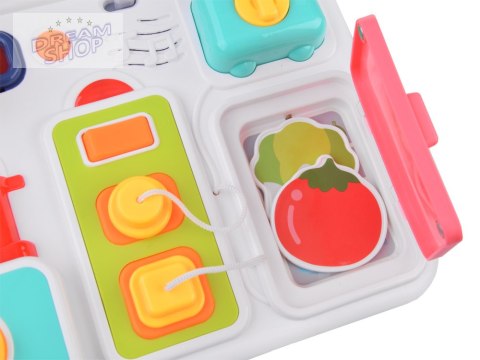 Tablica manipulacyjna kuchnia efekty dźwiękowe świetlne Montessori ZA4658 Tablica manipulacyjna kuchnia efekty dźwiękowe świetlne Montessori ZA4658
