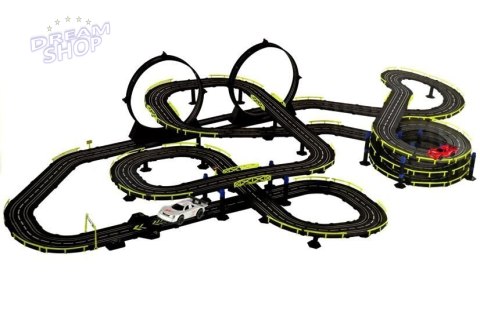 Tor Wyścigowy 2 Autka Kontrolery Slot Cars 1:43 Tor Wyścigowy 2 Autka Kontrolery Slot Cars 1:43