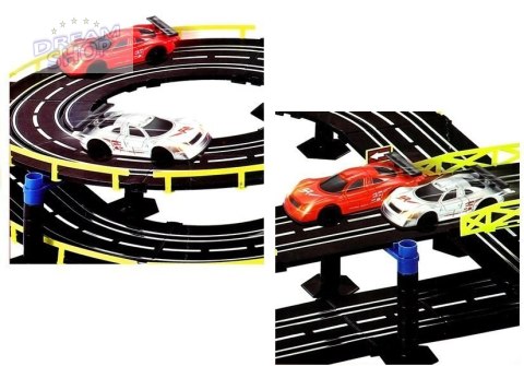 Tor Wyścigowy 2 Autka Kontrolery Slot Cars 1:43 Tor Wyścigowy 2 Autka Kontrolery Slot Cars 1:43