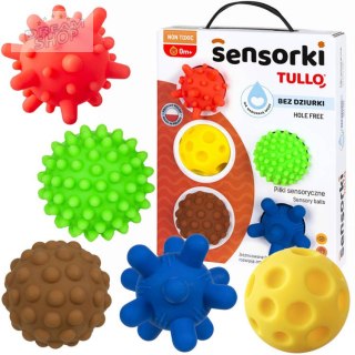 Tullo Kolorowe piłki sensoryczne Sensorki 5szt 417