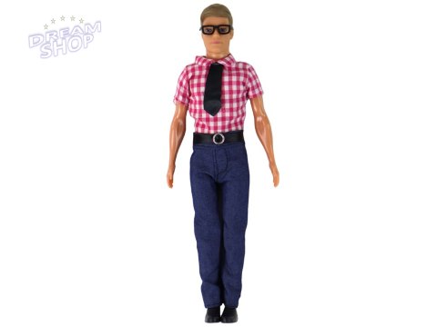 Lalka Dla Dzieci Mężczyzna Kevin Elegancki Strój Koszula Czerwona Lalka Dla Dzieci Mężczyzna Kevin Elegancki Strój Koszula Czerwona