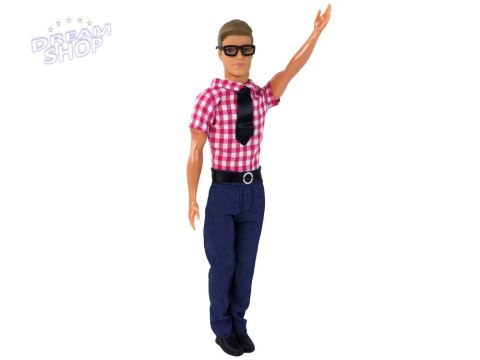 Lalka Dla Dzieci Mężczyzna Kevin Elegancki Strój Koszula Czerwona Lalka Dla Dzieci Mężczyzna Kevin Elegancki Strój Koszula Czerwona