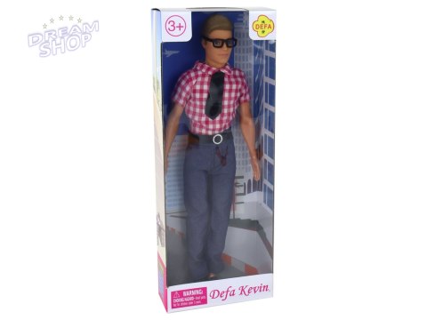 Lalka Dla Dzieci Mężczyzna Kevin Elegancki Strój Koszula Czerwona Lalka Dla Dzieci Mężczyzna Kevin Elegancki Strój Koszula Czerwona
