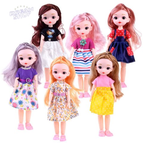 Śliczna lalka laleczka ruchome kończyny długie włosy 24 cm ZA4655 Śliczna lalka laleczka ruchome kończyny długie włosy 24 cm ZA4655