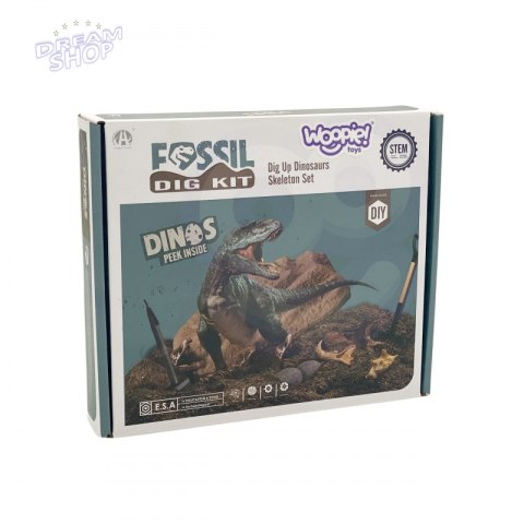 WOOPIE Wykopalisko 6w1 Dinozaur Szkielet Mały Archeolog WOOPIE Wykopalisko 6w1 Dinozaur Szkielet Mały Archeolog