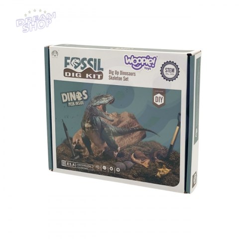 WOOPIE Wykopalisko 6w1 Dinozaur Szkielet Mały Archeolog WOOPIE Wykopalisko 6w1 Dinozaur Szkielet Mały Archeolog