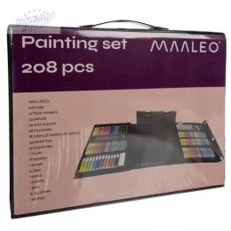 Zestaw do malowania w walizce- 208szt Maaleo 21645