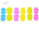 Zestaw kreatywny masa plastyczna 6 kolorów zwierzątka foremki ZA4651
