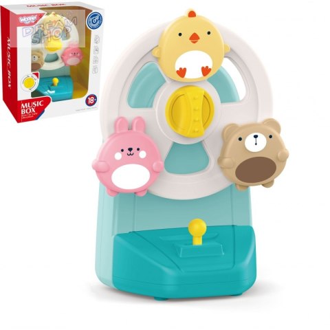WOOPIE BABY Pozytywka Karuzela Zwierzęta Zabawka Muzyczna Edukacyjna WOOPIE BABY Pozytywka Karuzela Zwierzęta Zabawka Muzyczna Edukacyjna
