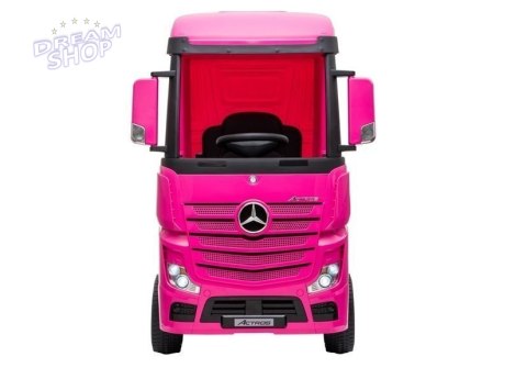 Auto Na Akumulator Mercedes Actros Różowy 4x4 Auto Na Akumulator Mercedes Actros Różowy 4x4