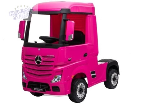 Auto Na Akumulator Mercedes Actros Różowy 4x4 Auto Na Akumulator Mercedes Actros Różowy 4x4