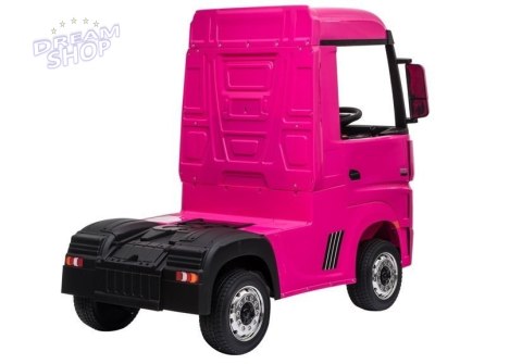 Auto Na Akumulator Mercedes Actros Różowy 4x4 Auto Na Akumulator Mercedes Actros Różowy 4x4
