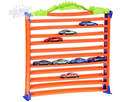 Garaż parking dla autek tor pętla 2w1 resoraki resorówki 8 szt ZA4699 Garaż parking dla autek tor pętla 2w1 resoraki resorówki 8 szt ZA4699