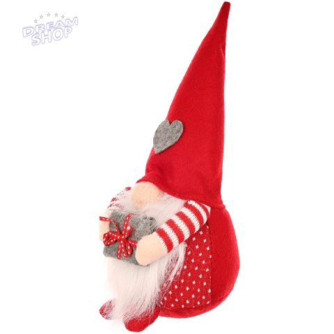 Mikołaj z prezentem 50 cm Mikołaj z prezentem 50 cm