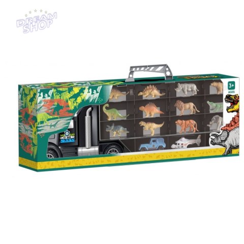 WOOPIE Samochód Transporter Dinozaury Ciężarówka WOOPIE Samochód Transporter Dinozaury Ciężarówka