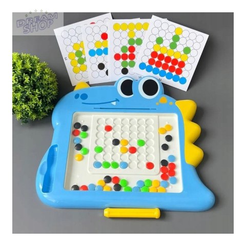 WOOPIE Tablica Magnetyczna dla Dzieci Montessori MagPad Dinozaur WOOPIE Tablica Magnetyczna dla Dzieci Montessori MagPad Dinozaur