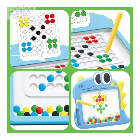 WOOPIE Tablica Magnetyczna dla Dzieci Montessori MagPad Dinozaur WOOPIE Tablica Magnetyczna dla Dzieci Montessori MagPad Dinozaur