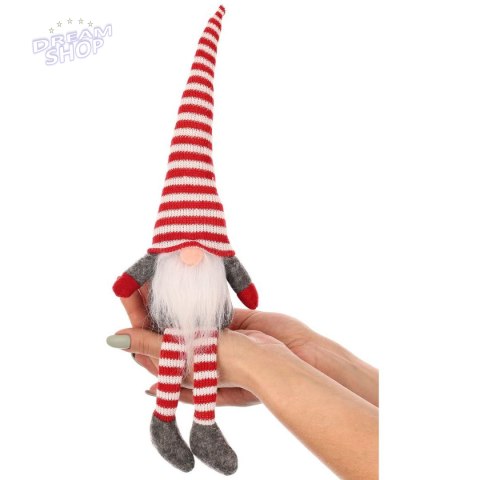 SKRZAT DEKORACYJNY SIEDZĄCY 30+10 CM Z CZAPKĄ I NÓŻKAMI W PASKI SKRZAT DEKORACYJNY SIEDZĄCY 30+10 CM Z CZAPKĄ I NÓŻKAMI W PASKI