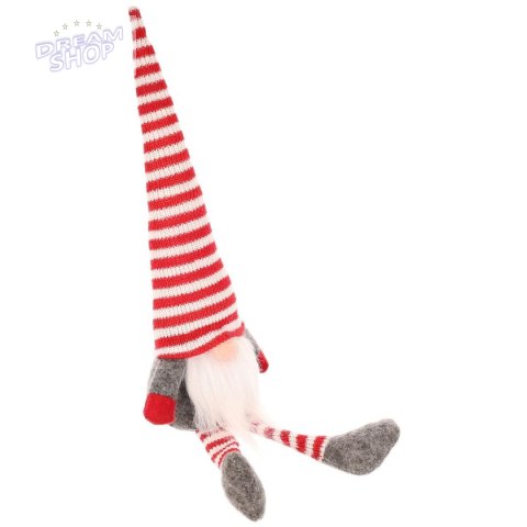 SKRZAT DEKORACYJNY SIEDZĄCY 30+10 CM Z CZAPKĄ I NÓŻKAMI W PASKI SKRZAT DEKORACYJNY SIEDZĄCY 30+10 CM Z CZAPKĄ I NÓŻKAMI W PASKI