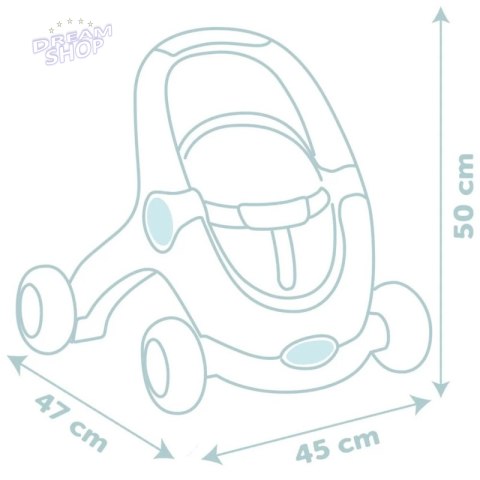 Smoby Little Chodzik Pchacz 3w1 Wózek dla Dzieci + Lalka Bobas Smoby Little Chodzik Pchacz 3w1 Wózek dla Dzieci + Lalka Bobas
