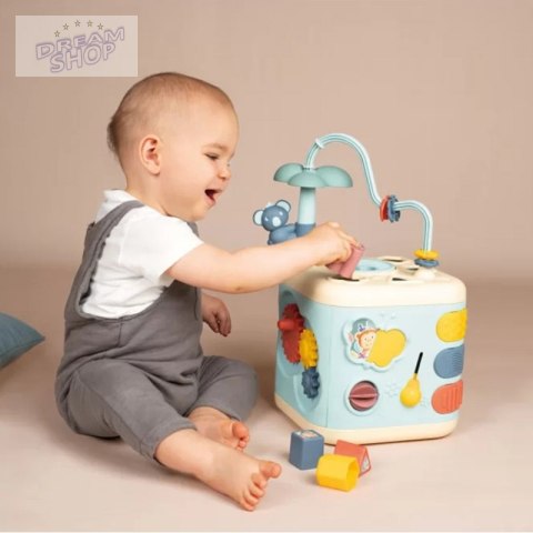 Smoby Little Sensoryczna Kostka Aktywności dla Dzieci Sorter Labirynt 13w1 Smoby Little Sensoryczna Kostka Aktywności dla Dzieci Sorter Labirynt 13w1