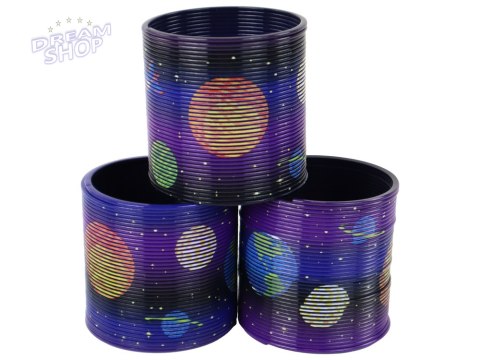 Kultowa Sprężyna Fioletowa Motyw Planet Relaksacyjna 6CM Kultowa Sprężyna Fioletowa Motyw Planet Relaksacyjna 6CM
