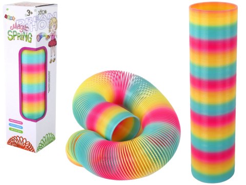 Magiczna Kultowa Sprężyna Kolorowa 30 Cm Zabawka Magiczna Kultowa Sprężyna Kolorowa 30 Cm Zabawka
