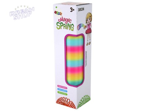 Magiczna Kultowa Sprężyna Kolorowa 30 Cm Zabawka Magiczna Kultowa Sprężyna Kolorowa 30 Cm Zabawka