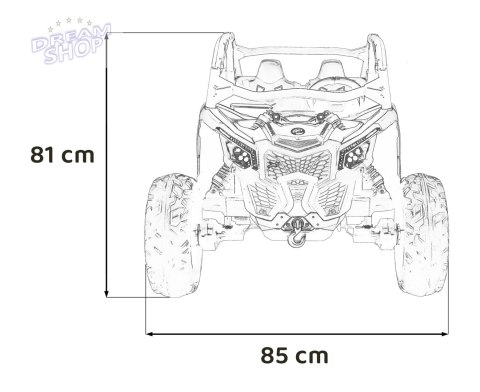 Pojazd Buggy Maverick Turbo RR Pomarańczowy Pojazd Buggy Maverick Turbo RR Pomarańczowy