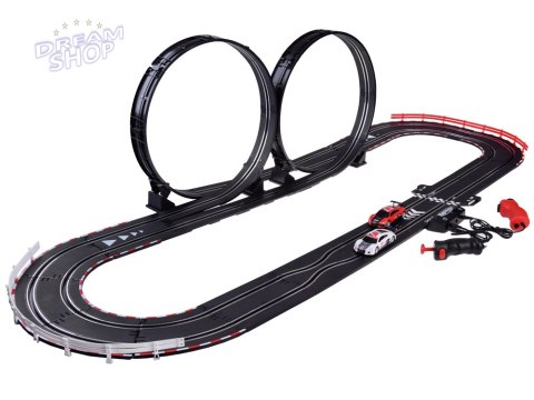 Elektryczny tor rajdowy wyścigowy samochodowy 2 auta AUDI 4,5m RC0619 Elektryczny tor rajdowy wyścigowy samochodowy 2 auta AUDI 4,5m RC0619