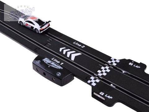 Elektryczny tor rajdowy wyścigowy samochodowy 2 auta AUDI 4,5m RC0619 Elektryczny tor rajdowy wyścigowy samochodowy 2 auta AUDI 4,5m RC0619