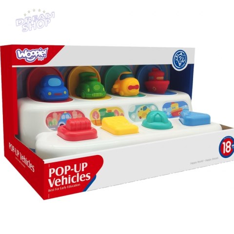 WOOPIE BABY Zabawka Edukacyjna Wyskakujące Pojazdy POP-UP WOOPIE BABY Zabawka Edukacyjna Wyskakujące Pojazdy POP-UP