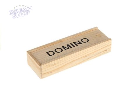 Gra Domino w Drewnianym Pudełku 28 Elementy Gra Domino w Drewnianym Pudełku 28 Elementy