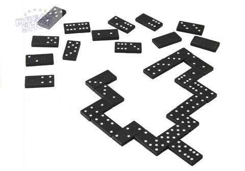 Gra Domino w Drewnianym Pudełku 28 Elementy Gra Domino w Drewnianym Pudełku 28 Elementy