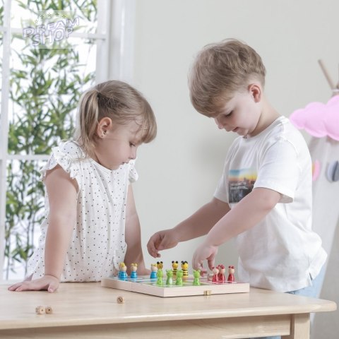 Drewniana gra Ludo Chińczyk Viga Toys Drewniana gra Ludo Chińczyk Viga Toys