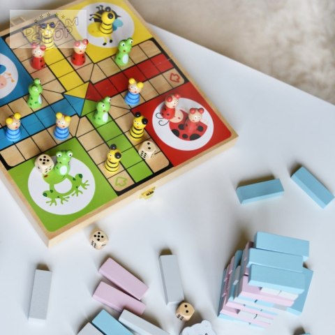 Drewniana gra Ludo Chińczyk Viga Toys Drewniana gra Ludo Chińczyk Viga Toys