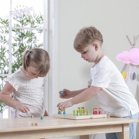 Drewniana gra Ludo Chińczyk Viga Toys Drewniana gra Ludo Chińczyk Viga Toys