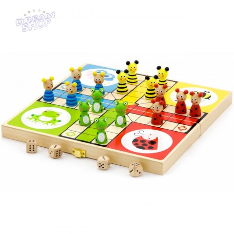 Drewniana gra Ludo Chińczyk Viga Toys Drewniana gra Ludo Chińczyk Viga Toys