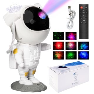 PROJEKTOR NIEBA LED LAMPKA NOCNA ASTRONAUCIK