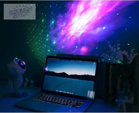 PROJEKTOR GWIAZD NIEBA LED LAMPKA NOCNA ASTRONAUTA PROJEKTOR GWIAZD NIEBA LED LAMPKA NOCNA ASTRONAUTA