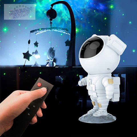PROJEKTOR GWIAZD NIEBA LED LAMPKA NOCNA ASTRONAUTA PROJEKTOR GWIAZD NIEBA LED LAMPKA NOCNA ASTRONAUTA