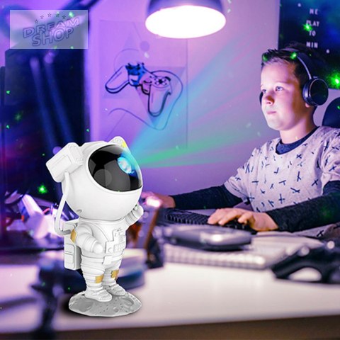 PROJEKTOR GWIAZD NIEBA LED LAMPKA NOCNA ASTRONAUTA PROJEKTOR GWIAZD NIEBA LED LAMPKA NOCNA ASTRONAUTA