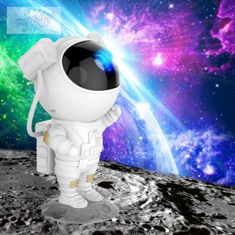 PROJEKTOR GWIAZD NIEBA LED LAMPKA NOCNA ASTRONAUTA PROJEKTOR GWIAZD NIEBA LED LAMPKA NOCNA ASTRONAUTA