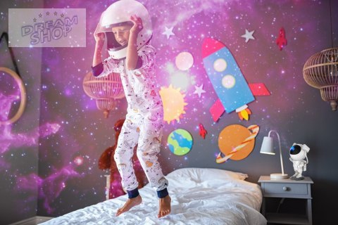 PROJEKTOR GWIAZD NIEBA LED LAMPKA NOCNA ASTRONAUTA PROJEKTOR GWIAZD NIEBA LED LAMPKA NOCNA ASTRONAUTA