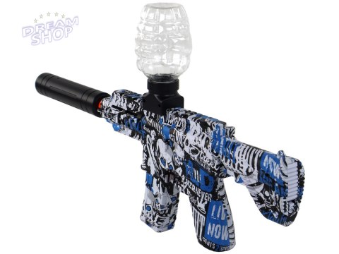 Pistolet Broń Karabin Na Wodę Niebieski Kulki Wodne