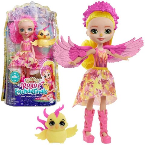 Enchantimals lalka Falon Phoenix + kurczak Sunrise GYJ04 ZA4923 Enchantimals lalka Falon Phoenix + kurczak Sunrise GYJ04 ZA4923