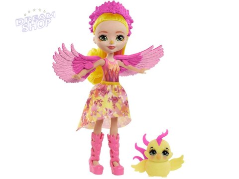 Enchantimals lalka Falon Phoenix + kurczak Sunrise GYJ04 ZA4923 Enchantimals lalka Falon Phoenix + kurczak Sunrise GYJ04 ZA4923
