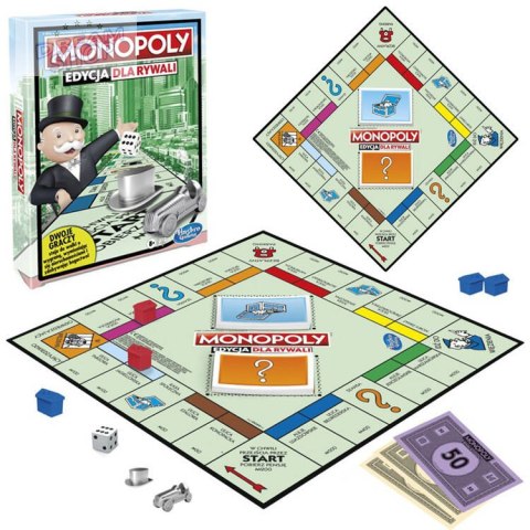 Gra Monopoly Edycja dla rywali plansza karty GR0659 Gra Monopoly Edycja dla rywali plansza karty GR0659